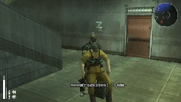 Metal Gear Solid - Portable Ops (EU) screen shot game playing